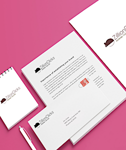 Stationary-small ZillionClicks can help you with small business stationary